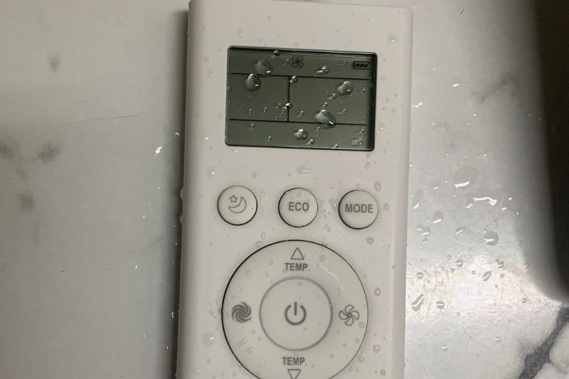 remote bị vô nước