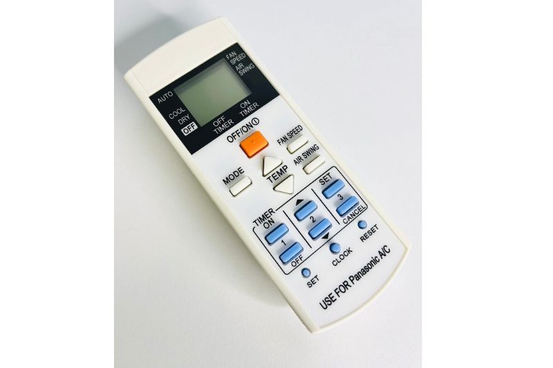 remote panasonic không hiện số