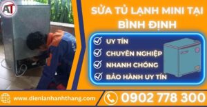 Sửa tủ lạnh mini tại bình định Điện lạnh Anh Thắng