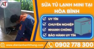 Sửa tủ lạnh mini tại hoà bình Điện lạnh Anh Thắng