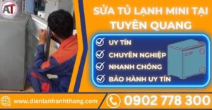 Sửa tủ lạnh mini tại tuyên quang Điện lạnh Anh Thắng