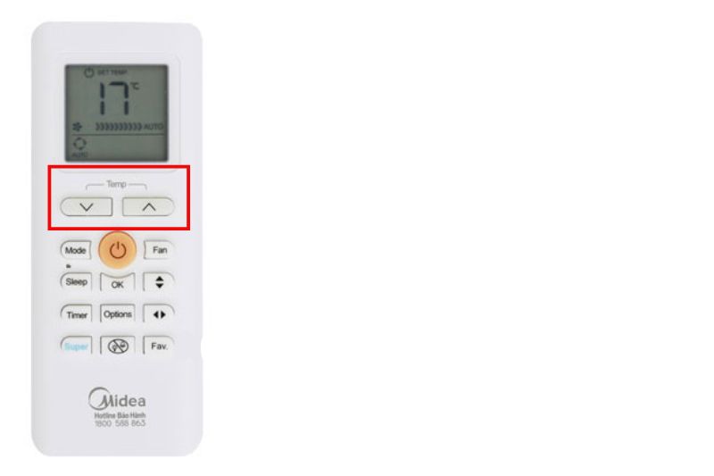 temp midea