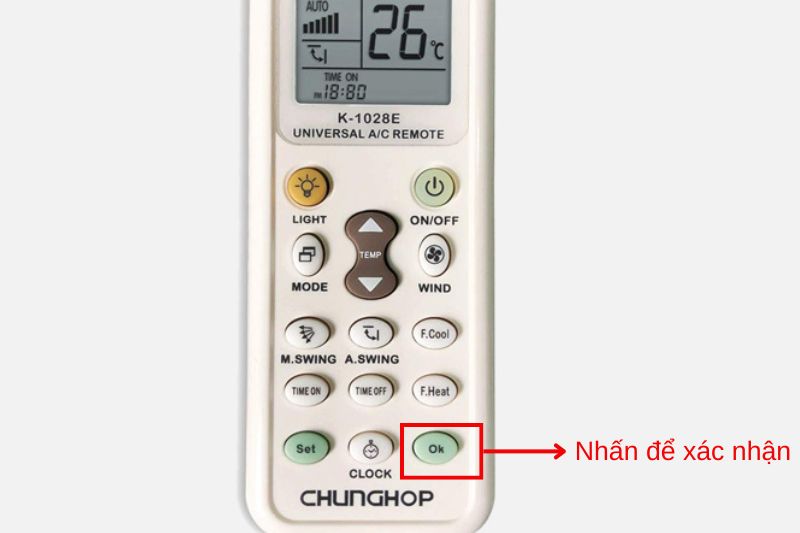 xác nhận ok