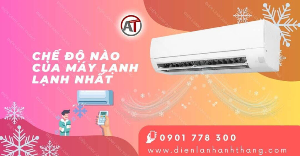 chế độ nào của máy lạnh lạnh nhất Điện lạnh Anh Thắng