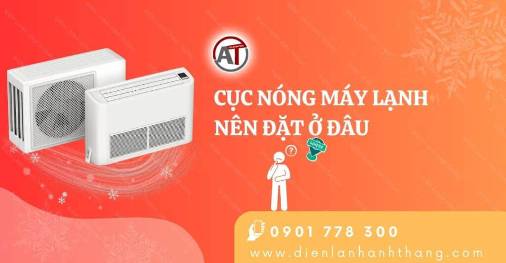 Cục Nóng Máy Lạnh Nên Đặt Ở Đâu? Cách Lắp Cục Nóng Đúng Cách 2025 cục nóng máy lạnh nên đặt ở đâu Điện lạnh Anh Thắng