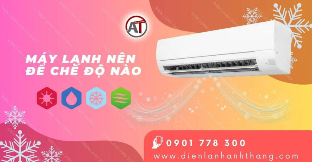 Máy Lạnh Nên Để Chế Độ Nào Để Làm Lạnh Mà Vẫn Tiết Kiệm Điện 2025 máy lạnh nên để chế độ nào Điện lạnh Anh Thắng