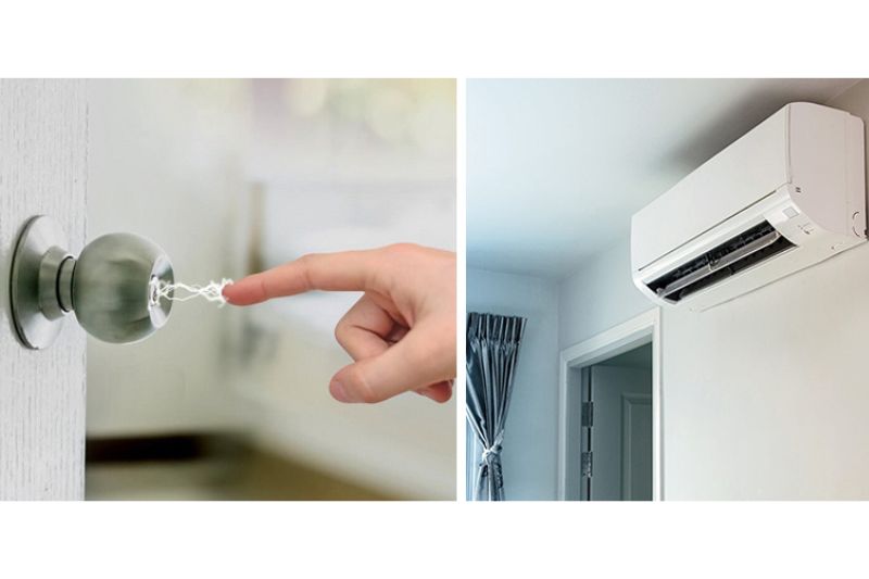 ngủ máy lạnh bị giật
