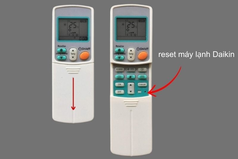 reset daikin