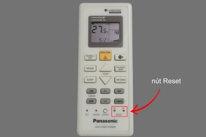 reset panasonic