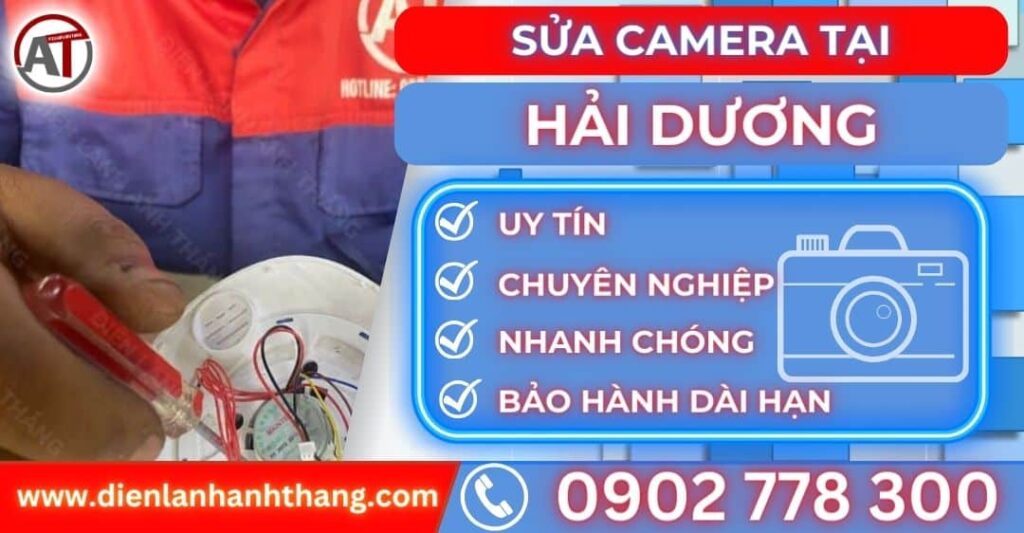 Sửa camera tại Hải dương Điện lạnh Anh Thắng
