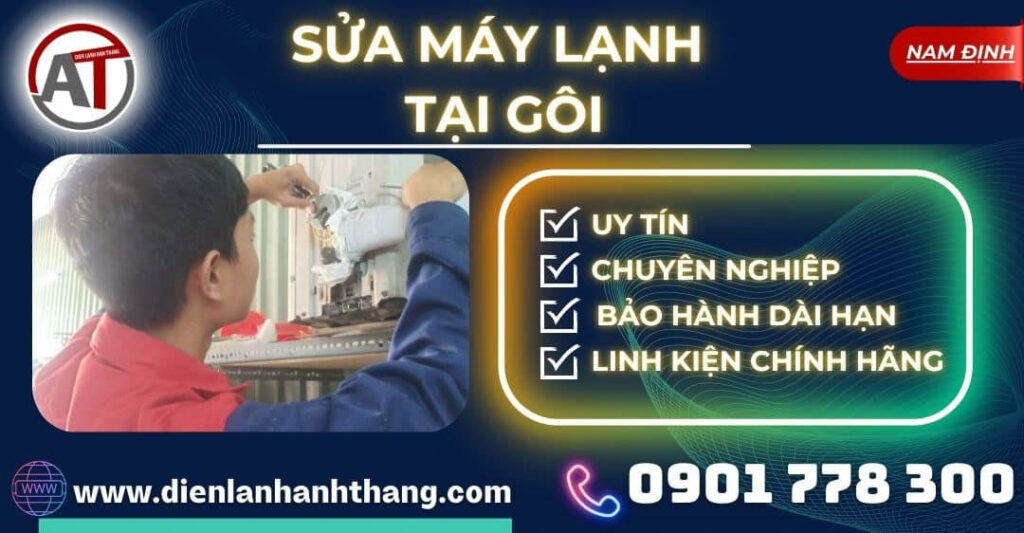 Sửa máy lạnh tại Gôi Điện lạnh Anh Thắng