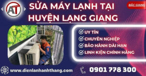 Sửa máy lạnh tại Huyện Lạng Giang Điện lạnh Anh Thắng