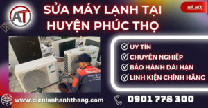 Sửa máy lạnh tại Huyện Phúc Thọ Điện lạnh Anh Thắng
