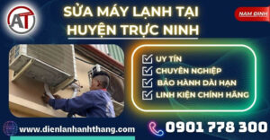 Sửa máy lạnh tại Huyện Trực Ninh Điện lạnh Anh Thắng