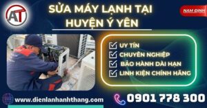 Sửa máy lạnh tại Huyện Ý Yên Điện lạnh Anh Thắng