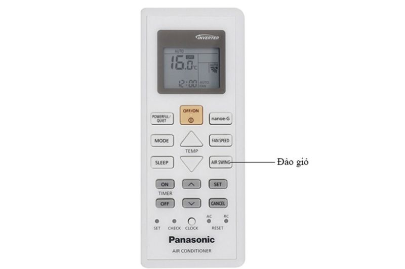 Tip Cách Sử Dụng Remote Máy Lạnh Panasonic Inverter Air Conditioner 2025 swing panasonic