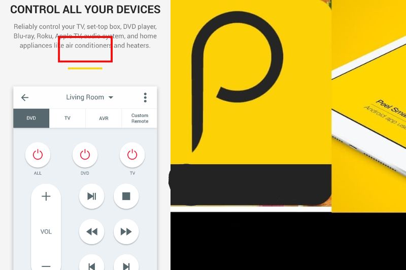 ứng dụng peel smart remote
