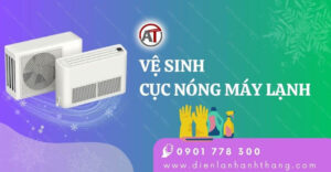 vệ sinh cục nóng máy lạnh Điện lạnh Anh Thắng