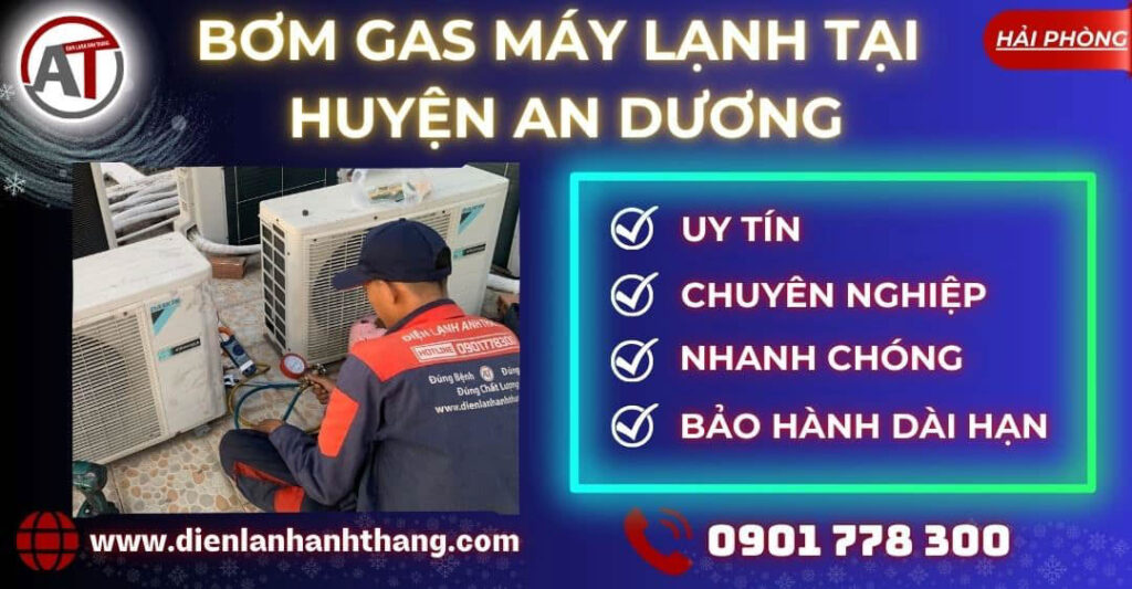 bơm gas máy lạnh tại Huyện An Dương Điện lạnh Anh Thắng