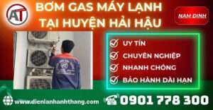 Bơm gas máy lạnh tại Huyện Hải Hậu Điện lạnh Anh Thắng
