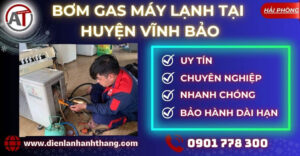 bơm gas máy lạnh tại Huyện Vĩnh Bảo Điện lạnh Anh Thắng