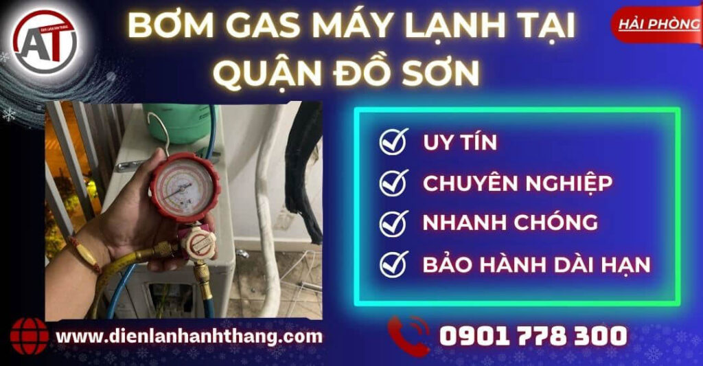bơm gas máy lạnh tại Quận Đồ Sơn Điện lạnh Anh Thắng