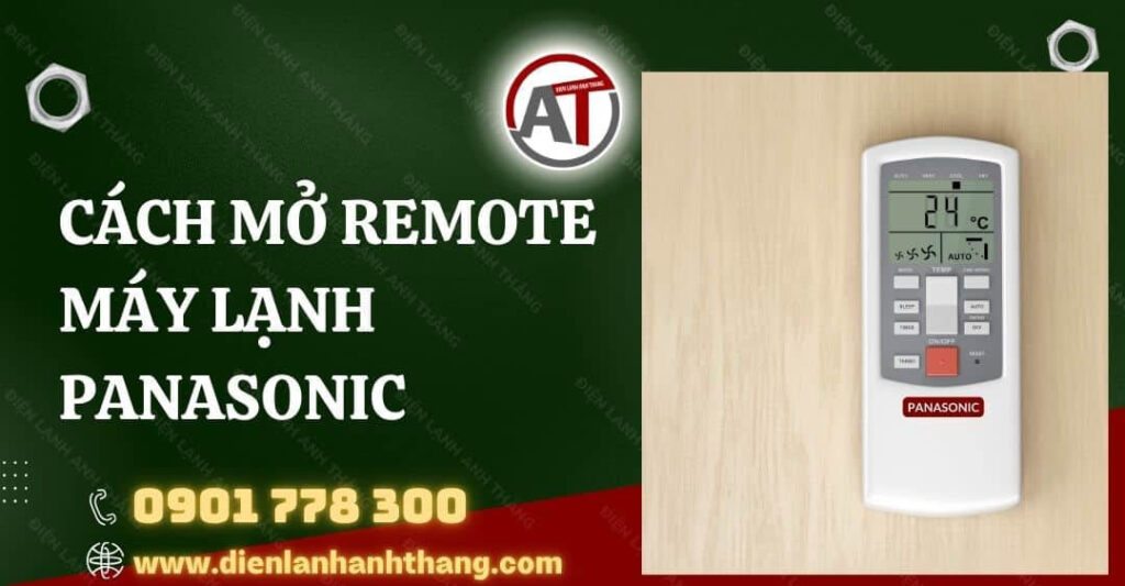 Cách Mở Remote Máy Lạnh Panasonic Để Thay Pin Nhanh Đơn Giản 2025 cách mở remote máy lạnh panasonic Điện lạnh Anh Thắng