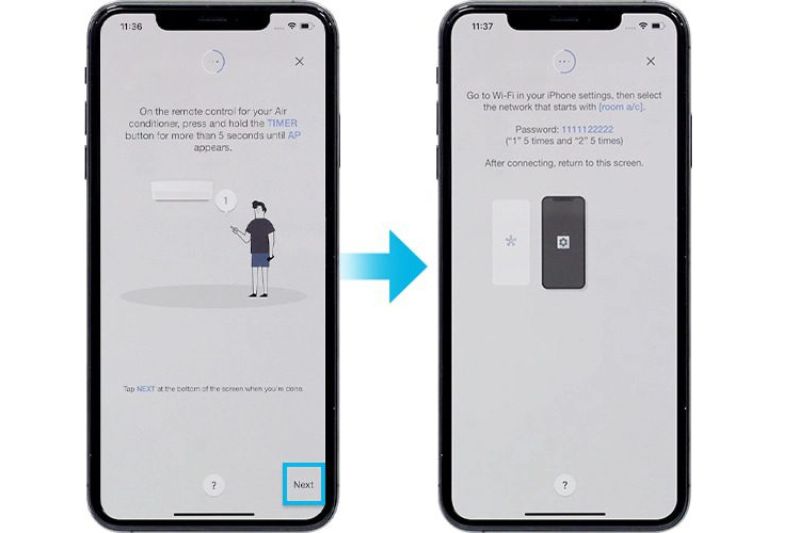 Cách Kết Nối Điện Thoại Với Máy Lạnh Samsung Chính Xác Nhất 2025 hẹn giờ