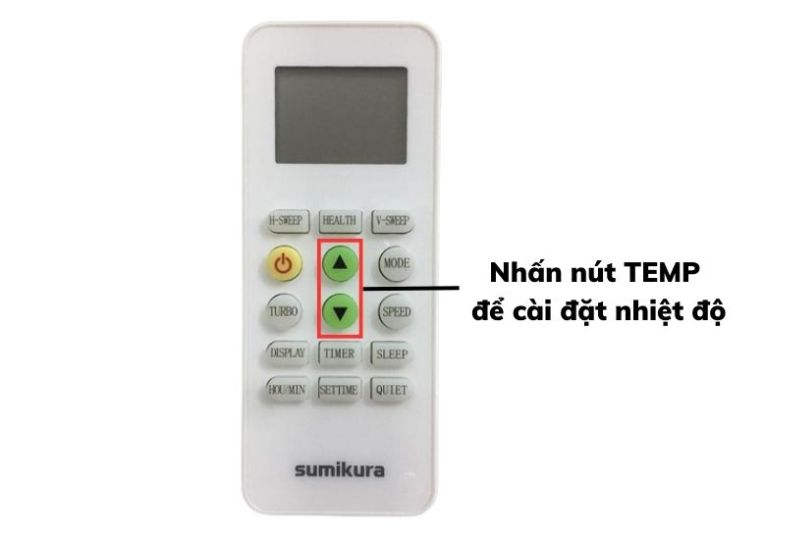 Cách Sử Dụng Điều Khiển Máy Lạnh Sumikura Được Chi Tiết Nhất 2025 temp sumikura