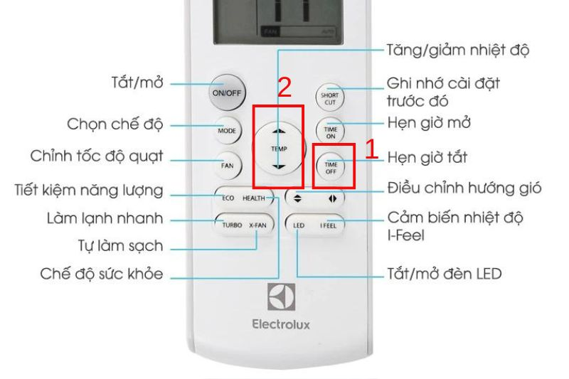 Cách Điều Khiển Máy Lạnh Electrolux Tiết Kiệm Điện Chi Tiết 2025 hẹn giờ tắt electrolux