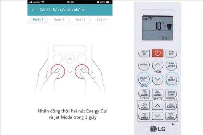 Cách Kết Nối Điện Thoại Với Máy Lạnh LG Chính Xác Chi Tiết 2025 kết nối qua wifi