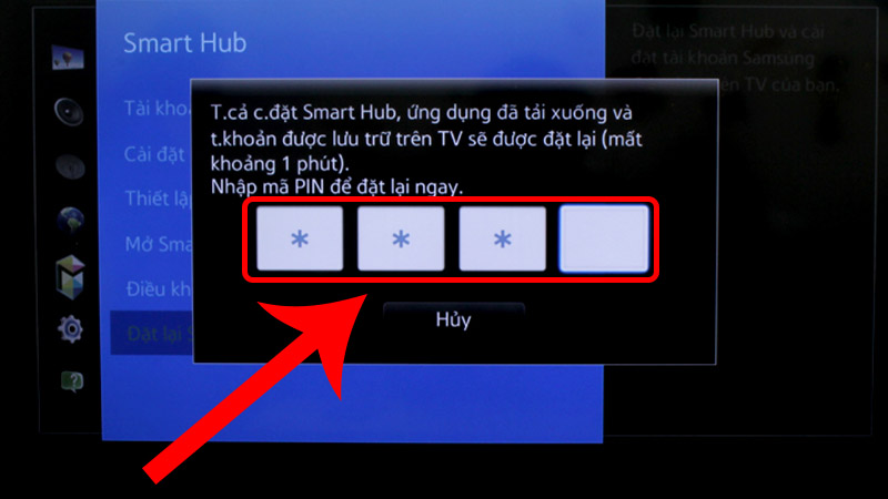 Nhập mã pin