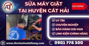Sửa máy giặt tại Huyện Cát Hải Điện lạnh Anh Thắng