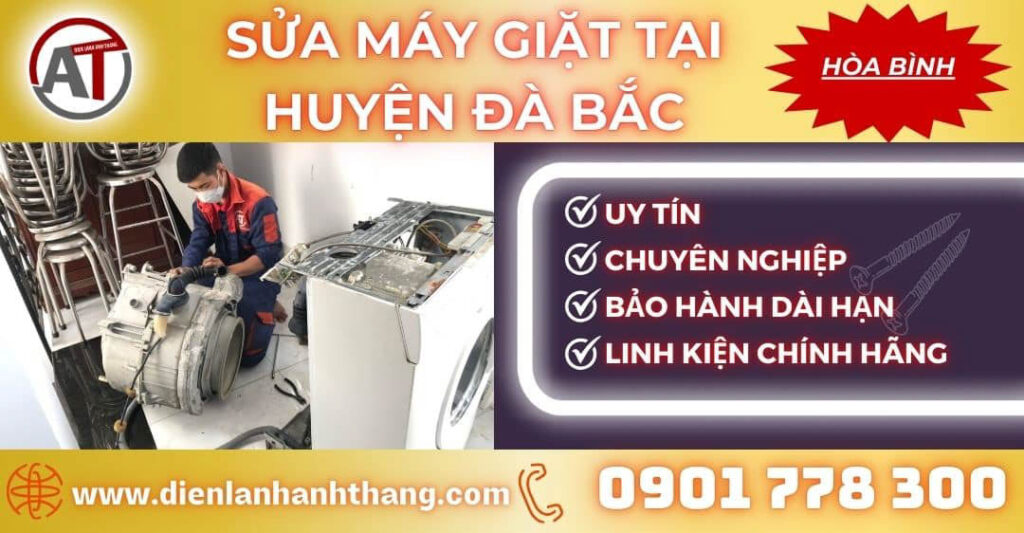 Sửa máy giặt tại Huyện Đà Bắc Điện lạnh Anh Thắng