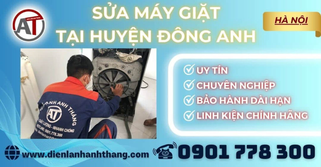 Sửa máy giặt tại Huyện Đông Anh Điện lạnh Anh Thắng