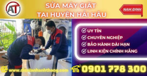 Sửa máy giặt tại Huyện Hải Hậu Điện lạnh Anh Thắng