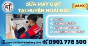 Sửa máy giặt tại Huyện Hoài Đức Điện lạnh Anh Thắng