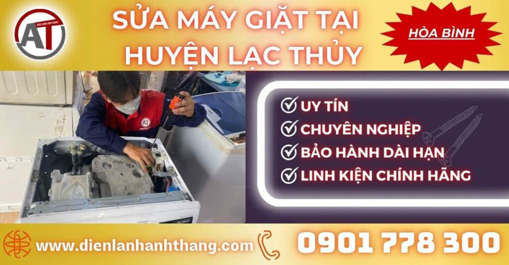 Sửa máy giặt tại Huyện Lạc Thủy Điện lạnh Anh Thắng