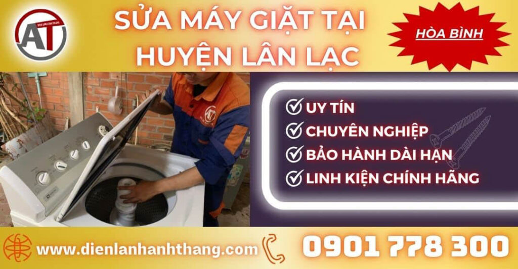 Sửa máy giặt tại Huyện Lân Lạc Điện lạnh Anh Thắng