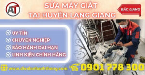 Sửa máy giặt tại Huyện Lạng Giang Điện lạnh Anh Thắng