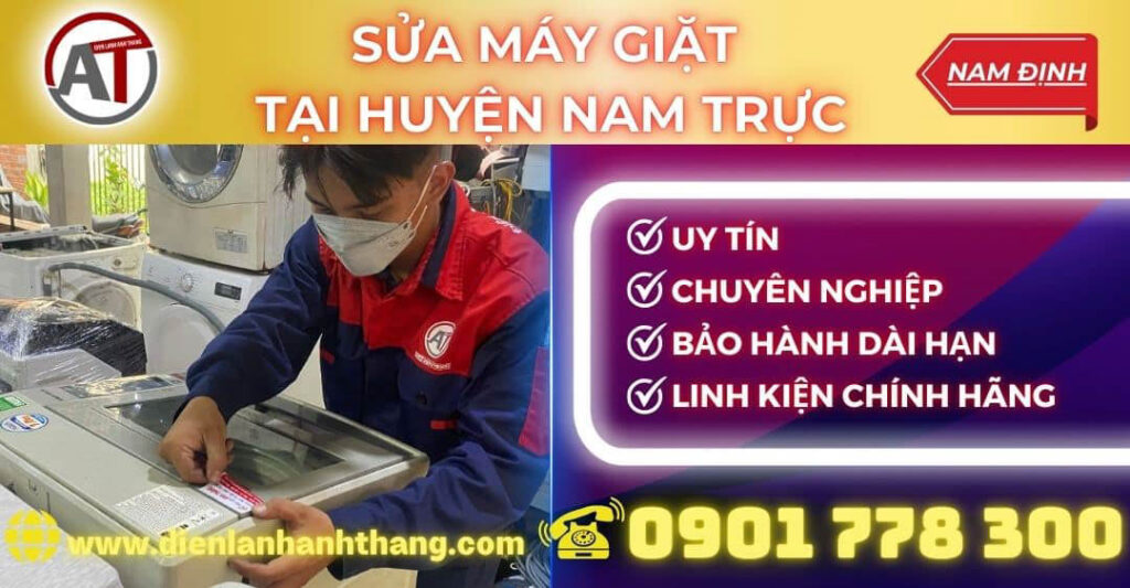 Sửa máy giặt tại Huyện Nam Trực Điện lạnh Anh Thắng