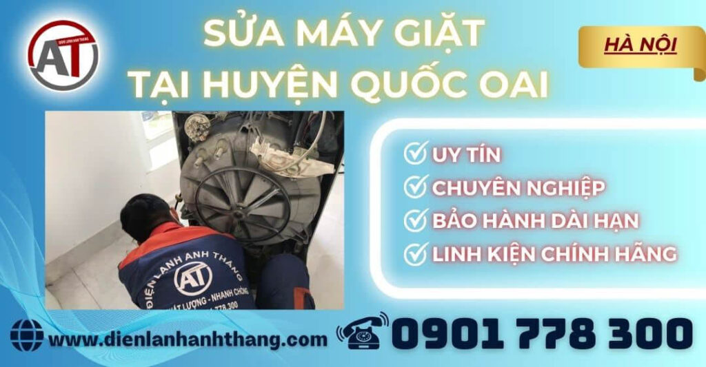 Sửa máy giặt tại Huyện Quốc Oai Điện lạnh Anh Thắng