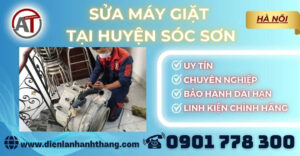 Sửa máy giặt tại Huyện Sóc Sơn Điện lạnh Anh Thắng