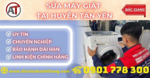 Sửa máy giặt tại Huyện Tân Yên Điện lạnh Anh Thắng