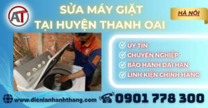 Sửa máy giặt tại Huyện Thanh Oai Điện lạnh Anh Thắng