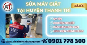 Sửa máy giặt tại Huyện Thanh Trì Điện lạnh Anh Thắng