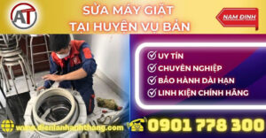 Sửa máy giặt tại Huyện Vụ Bản Điện lạnh Anh Thắng