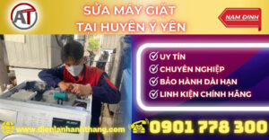 Sửa máy giặt tại Huyện Ý Yên Điện lạnh Anh Thắng