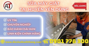 Sửa máy giặt tại Huyện Yên Dũng Điện lạnh Anh Thắng