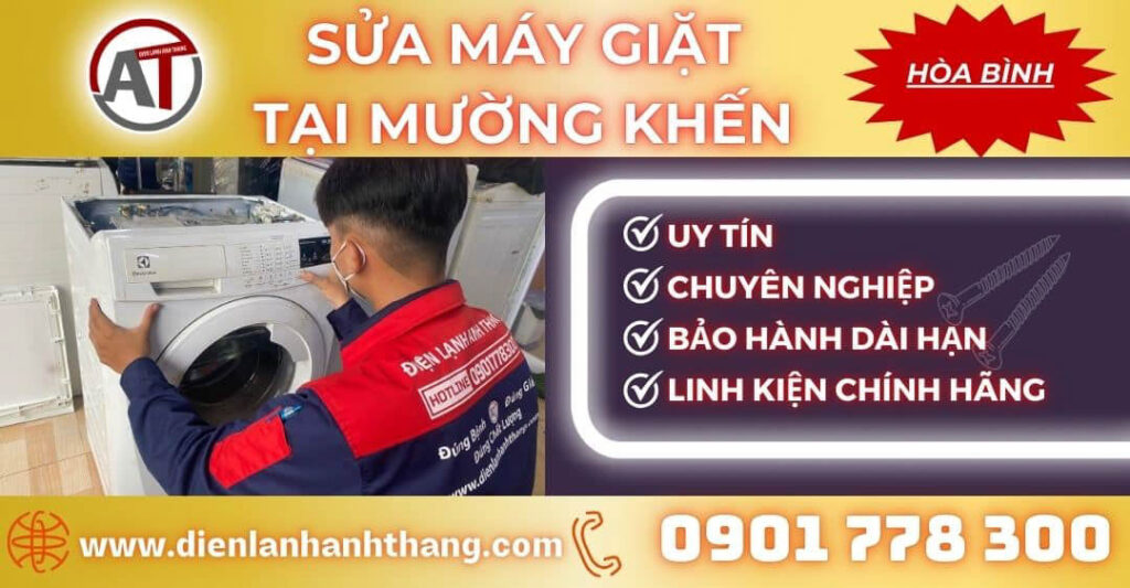 Sửa Máy Giặt Tại Mường Khến Hoà Bình - Có Thợ Sau 30 Phút 2025 Sửa máy giặt tại Mường Khến Điện lạnh Anh Thắng